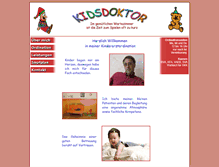 Tablet Screenshot of kidsdoktor.at